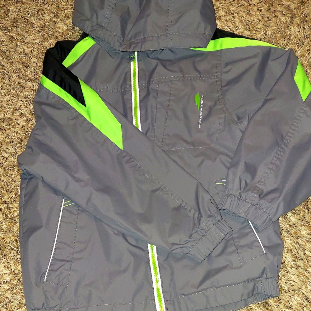 Protection System fleece lining hooded jacket